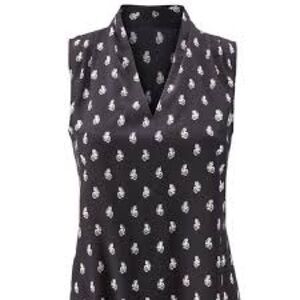 CAbi Black Sleeveless Top